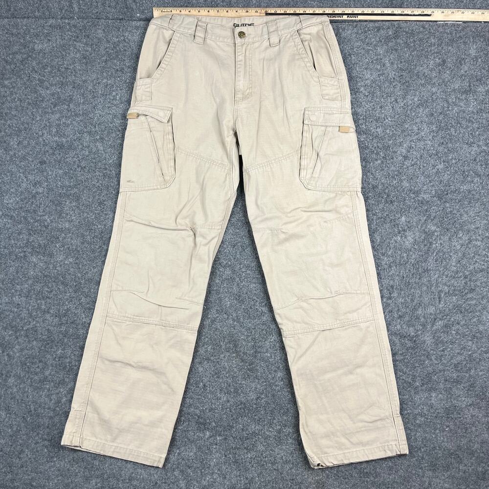 Guide Gear Cargo Pants‎ Mens 36X34 Tan Utility Tactical Outdoor Hiking